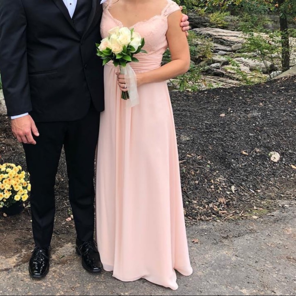Christina Wu Blush Pink Dress